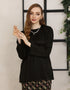 BAJU KURUNG KEDAH KRISLYN (BLACK)